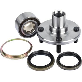 KUSATEC 518507 Front Wheel Bearing and Hub Assembly Compatible with 1998-2002 Chevy Prizm,1993-1997 Geo Prizm,1994-2002 Toyota Corolla, 4 Lug Bolts without ABS
