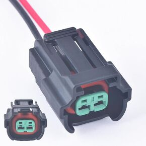 2 Pin Auto Waterproof Connector Fuel Injector Harness Plug with Pigtail for Santana 3000 Passat B5 Polo Lavida A6 C5 06A973722
