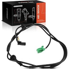 A-Premium ABS Wheel Speed Sensor Compatible with Volvo Models - XC90 2005 2006 2007 2008 2009 2010 2011 2012 2013 2014 - Rear Right Passenger Side, Replace# 30773745, 307737450