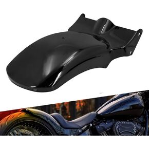 Motorcycle Rear Fender With LED Turn Signal Brake Light Fit For Harley Softail Fat Boy FLFB FXBR 2018-2023