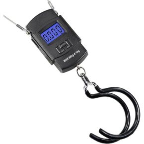 CyclingDeal Backlit LCD Display Digital Bike Scale - Electronic Balance with Double Hanging Hook - Measures in kg, lbs, jin, oz - More Stable & Accurate