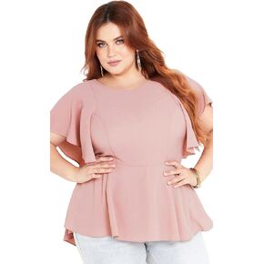 City Chic Women's Plus Size Top Romantic Mood