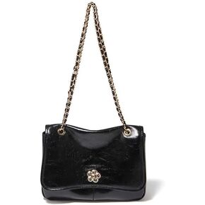 FOXLOVER Medium Size Split Leather Shoulder Purse and Handbag for Women Classic Lady Tote Bag