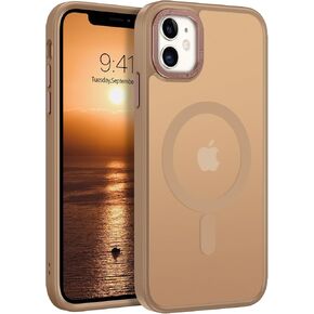 BENTOBEN for Magnetic iPhone 12 Mini Case, Phone Case iPhone 12 Mini [Compatible with Magsafe] Slim Fit Matte Design Shockproof Bumper Protective Drop Protection Girl Women Boy Men 12Mini Cover, Black
