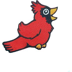 Cardinal Bird Patch - Hook and Loop Tactical Morale Patch