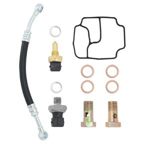 Engine Oil Filter Housing Seal Kit Compatible with BMW E46 E39 E53 E85 320i 325i 325Ci 330i 525i 530i M3 X3 X5 Z3 Z4 Replaces 12618611273 32416852469 13621433076