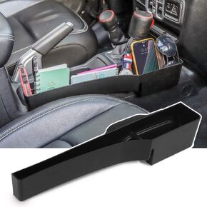 Savadicar GearTray Passenger Side Storage Tray Organizer Box for 2018 2019 2020 2021 2022 2023-Current Jeep Wrangler JL JLU & Gladiator JT Truck, Interior Accessories, Black
