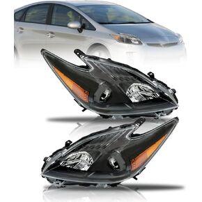 munirater 1 Pair Headlights for 2012 2013 2014 2015 Prius Headlamp Assembly Driver and Passenger Side RH&LH