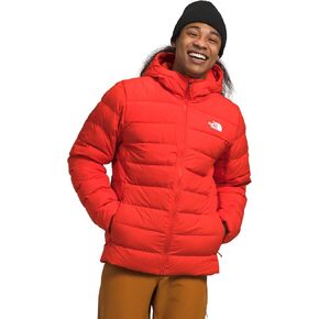 THE NORTH FACE Men's Aconcagua Insulated Hooded Jacket (Standard and Big Size), Fiery Red, XX-Large