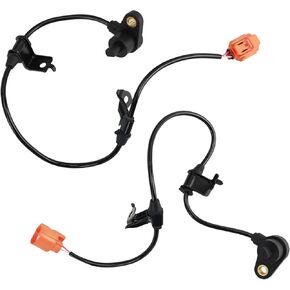 TRQ Rear ABS Wheel Speed Sensor Set Compatible with 2001-2003 Acura CL 1999-2003 TL 1998-2002 Honda Accord