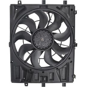 AUTOKAY Engine Cooling Radiator Condenser Fan Assembly Compatible with Chevy Chevrolet Equinox for GMC Terrain 2018 2019