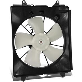 DNA MOTORING OEM-RF-0735 Factory Style Radiator Cooling Fan Assembly Compatible with 2010-2016 CR-V w/o OE Denso