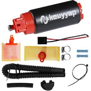 GSS342 High Performance Fuel Pump, Electric Fuel Pump Install Kit Compatible with Multiple High Flow Universal Automotive Replace E8229 E2068 E8213 EFP382A 12v Gasoline