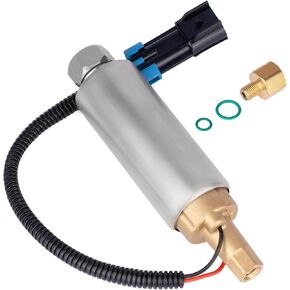 861155A3 Electric Fuel Pump Replacement For Mercury Mercruiser Marine Boat 4.3L 5.0L 5.7L V6 V8 Carburetor Engines Low Pressure Fuel Pump Replaces 861155A3 861155-2 18-8868