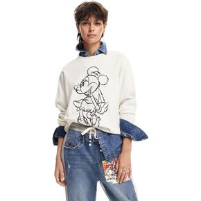 Desigual Women's Woman Flat Knit Thin Gauge Pullover