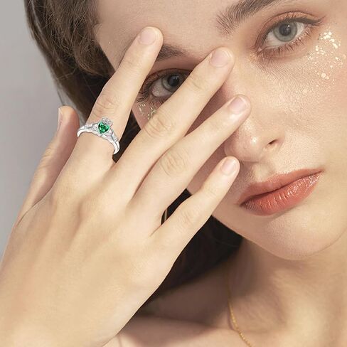 Claddagh Ring for Women 925 Sterling Silver Celtic Knot Ring Irish Wedding Band l love You Forever Jewelry Gift in Saudi Arabia