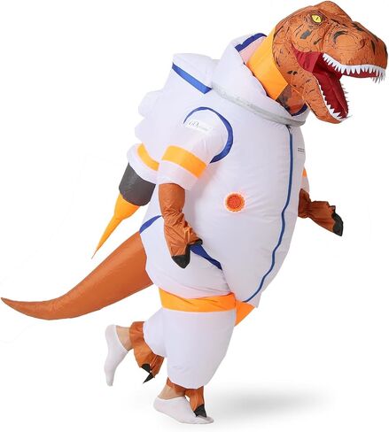 Dinosaur Astronaut Inflatable Costume, Spacesuit T Rex Costume, Adult Size in Saudi Arabia