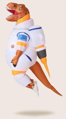 Dinosaur Astronaut Inflatable Costume, Spacesuit T Rex Costume, Adult Size in Saudi Arabia