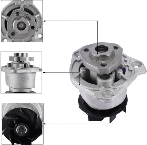 مضخة مياه AW6221 (3.6L فقط) لسيارة فولكس فاجن باسات 2006-2010/2012-2018، طوارق 2007-2010، لأودي Q7 2007-2010 1312318 252970 in Kuwait