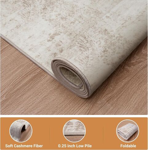 Area Rug 8x10 Washable Living Room Rugs: Large Abstract Soft Non Slip Area Rugs, Indoor Floor Non-Shedding Carpet for Bedroom Dining Room Kitchen Office Home/Dorm Decor,Navy Blue in Saudi Arabia
