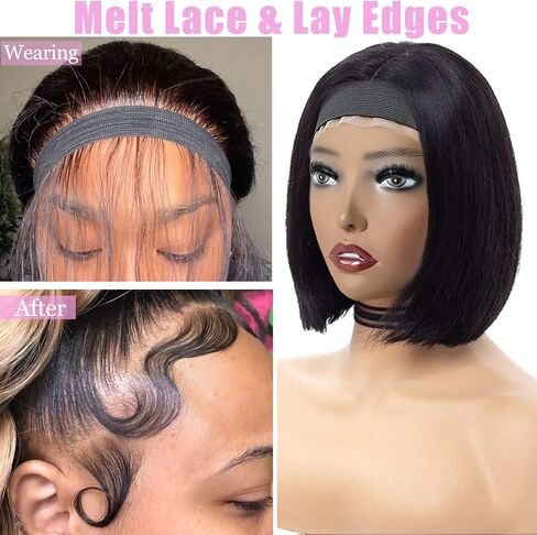 Elastic Bands For Wig Band For Edges 2 Pcs Lace Melting Band For Wigs Elastic Band For Lace Frontal Melt Adjustable Magic Buckle Edge Wrap To Lay Edges Keeping Wig Grip Wig Accessories in Kuwait
