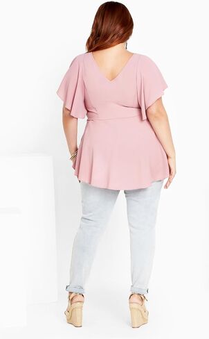 City Chic Women's Plus Size Top Romantic Mood in Saudi Arabia
