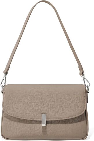 حقائب كروس من الجلد الطبيعي للنساء حقيبة صغيرة للهاتف الخلوي ومحفظة وحقائب كتف مع حزام قابل للتعديل in Kuwait