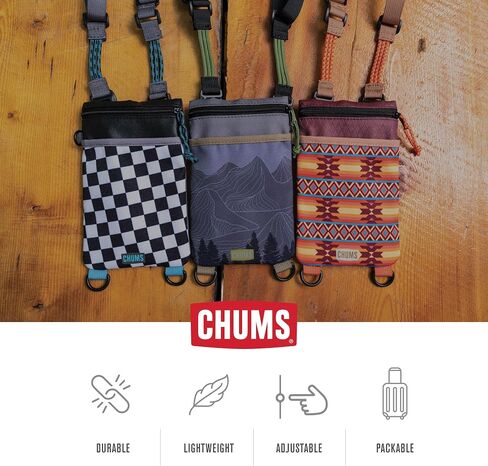 Chums Rover Phone Tote - Small Crossbody Bag with Adjustable Strap - Water Resistant Sling Bag with Multiple Pockets (Pines) in Saudi Arabia