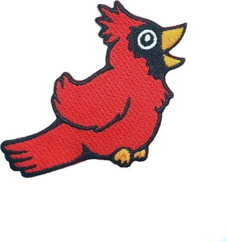 Cardinal Bird Patch - Hook and Loop Tactical Morale Patch in Kuwait