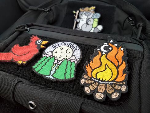 Cardinal Bird Patch - Hook and Loop Tactical Morale Patch in Kuwait