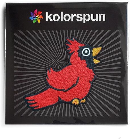 Cardinal Bird Patch - Hook and Loop Tactical Morale Patch in Kuwait