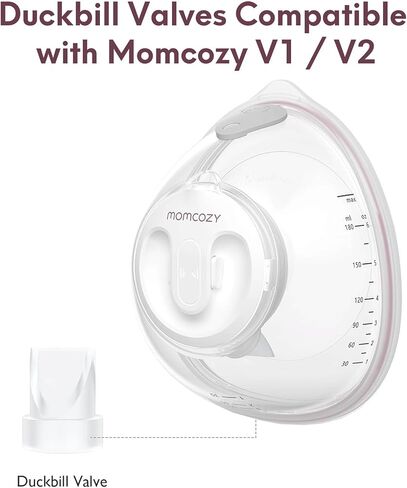قطعتان بديلتان من غشاء السيليكون/الحجاب الحاجز المتوافق مع مضخة الثدي القابلة للارتداء Momcozy V1 / V2، ختم مضخة Momcozy V2، الملحقات المصنوعة بواسطة Durceler، ليست أجزاء مضخة Momcozy V1 الأصلية in Saudi Arabia