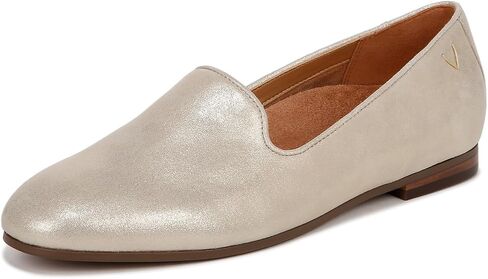 Vionic Women’s North Willa Comfort Flats- Supportive Slip-On Walking Flats with Arch Support Light Pink Suede 9.5 Wide in Saudi Arabia