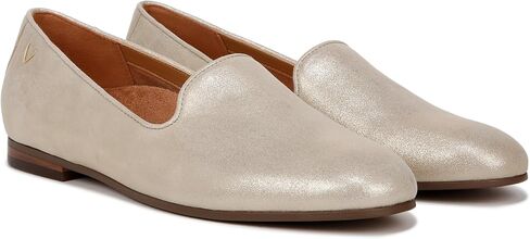Vionic Women’s North Willa Comfort Flats- Supportive Slip-On Walking Flats with Arch Support Light Pink Suede 9.5 Wide in Saudi Arabia