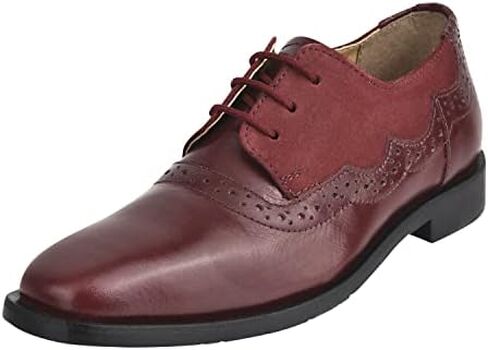 Formal Shoes for Boys Genuine Leather Kids Dress Shoes Lace Up Oxford Shoes Animal Print Shoes for Wedding & Party in Saudi Arabia