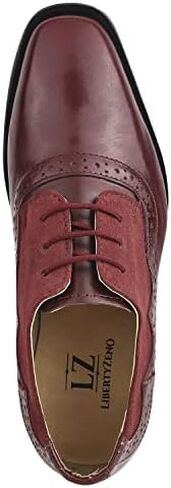 Formal Shoes for Boys Genuine Leather Kids Dress Shoes Lace Up Oxford Shoes Animal Print Shoes for Wedding & Party in Saudi Arabia