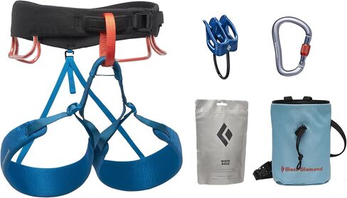BLACK DIAMOND Equipment Momentum Harness - Men's Package - Anthracite - Extra Small in Saudi Arabia