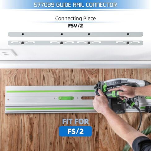 Ximoon Track Saw Guide Rail Connector Kit Replacement for Makita Track Saw Long Cuts Compatible with Kreg Track Saw Guide Fit for Festool and More Brand Cutting System Tracks 71358 in Kuwait
