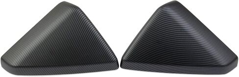 Carbon Fiber Style Side Rearview Mirror Guard Cover Molding Trim Accessories for Tesla Cybertruck (Bright Surface) in Kuwait