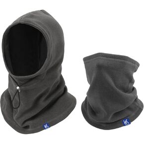 Balaclava Winter Face Mask Fleece Detachable Ski Mask for Men Winter Hat Face for Cycling Motorcycle Neck Warmer