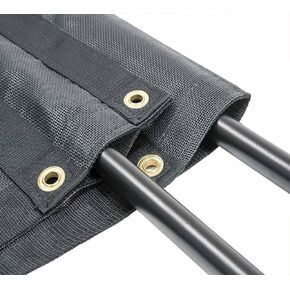 Mytee Products 5' x 12' Dump Truck Vinyl Coated Mesh Tarps Cover with 5 Inch 18oz Double Pocket