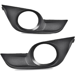 G-PLUS زوج جديد من أغطية مصابيح الضباب السوداء إطار الشبكة المتوافق مع 2016 2017 2018 2019 Nissan Sentra Fog Lamp Accessories غطاء 622564AF0B، NI1039142، 622574AF0B، NI1038142 in Kuwait