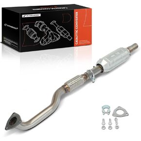 A-Premium Rear Catalytic Converter with Gasket Kit Direct-Fit Compatible with Hyundai Santa Fe 2001 2002 2003 2004, 2.4L, E.P.A. Compliant