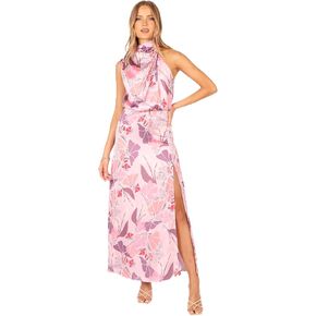 Petal & Pup Women's Amelia Halterneck Maxi Dress