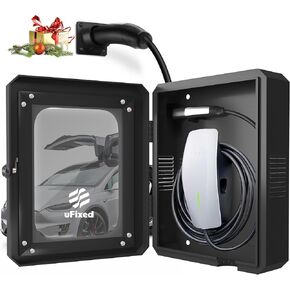 Tesla Charger Box for Gen 3 with Charger Holder Outdoor Wall Charger Station Box