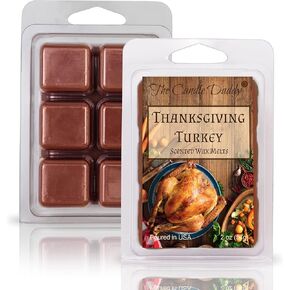 The Candle Daddy Thanksgiving Turkey - Thanksgiving Turkey Sage Scented Wax Melt - 1 Pack - 2 Ounces - 6 Cubes