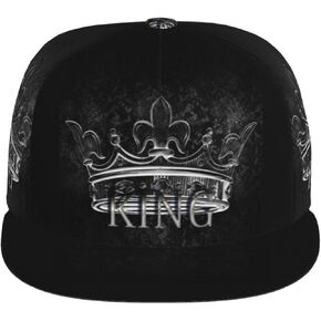 King Cap Cool Baseball Hats Mens Sun Hat Adjustable King Baseball Cap Men Hats