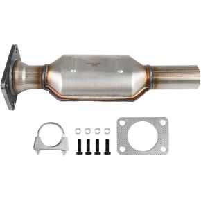 KAC 1pcs High Flow Catalytic Converter Kit Compatible with 2001-2005 LeSabre Direct-Fit Stainless Steel Catalytic Converter, Replace 16386 50391 24204 50290 50433 9035 642741 860659(EPA Compliant)