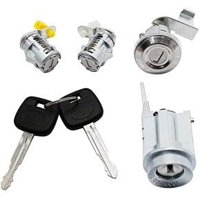 Door Lock & Key Ignition Barrel Set Replacement for Toyota Pickup Hilux RN80 RN85 LN106 1988-1997 VZN90