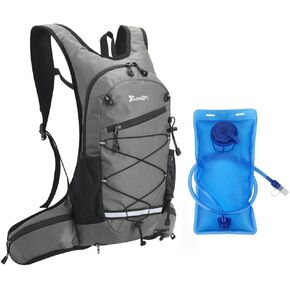 Hydration Backpack 18L with 2L Water Bladder Large Capacity & Lightweight Water Pack Backpack for Hiking,Cycling,Running